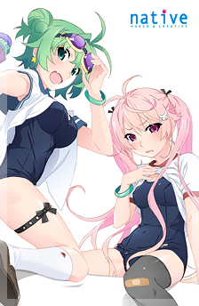 好久水みどり&ぴんく<br>タペストリー